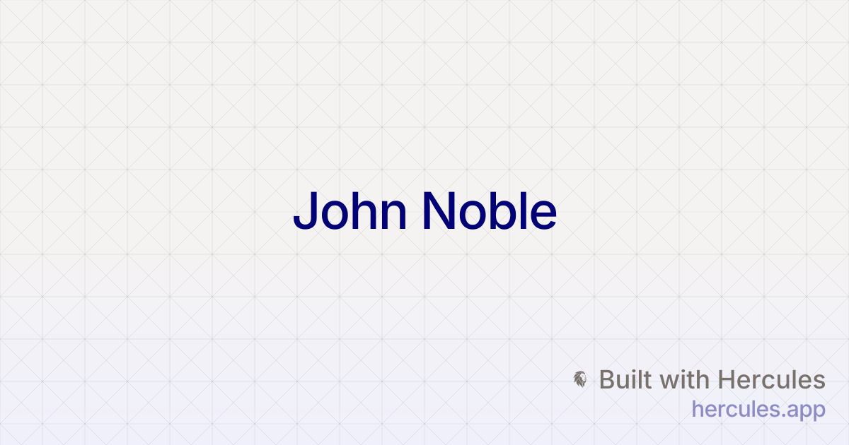 John Noble Tech LLC | IT Consulting & Technology Services